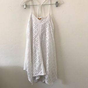 Takara white mini sundress.